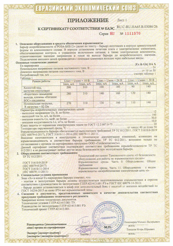 Сертификаты