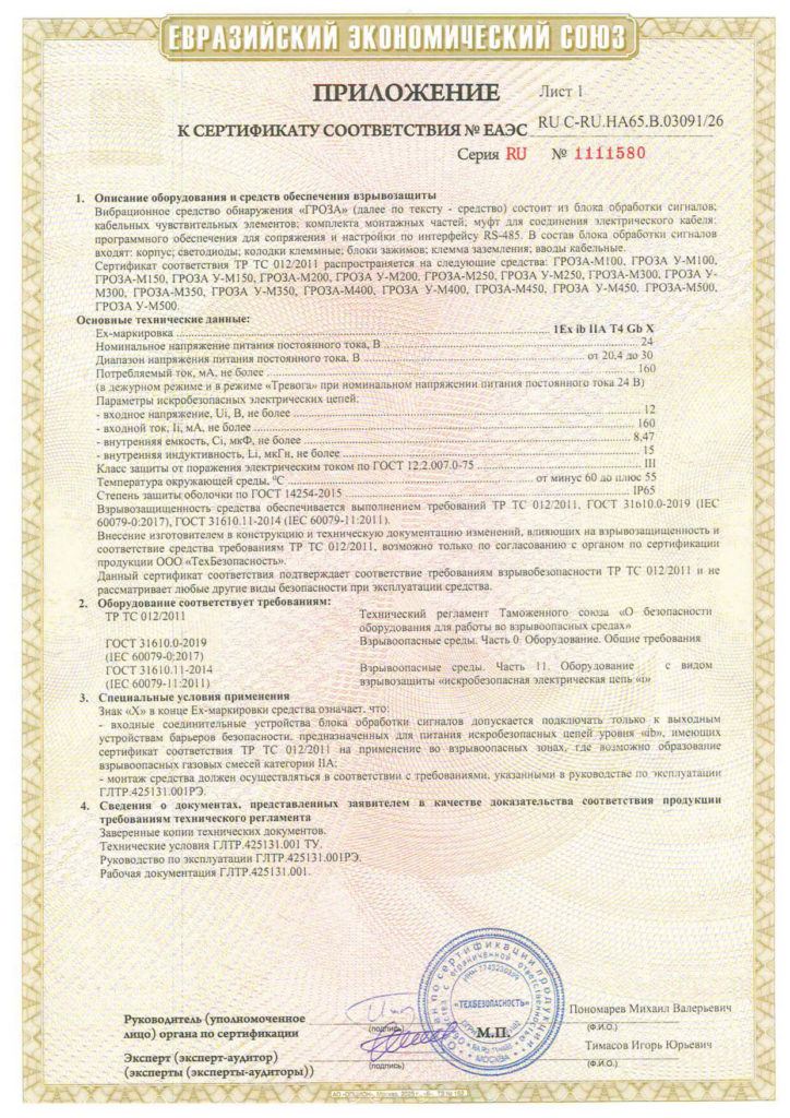 Сертификаты